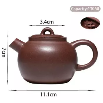 RI ONIY TEASET Фиолетовый чайник из глины 130 мл