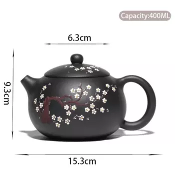RI ONIY TEASET Фиолетовый чайник из Исинской глины 400 мл