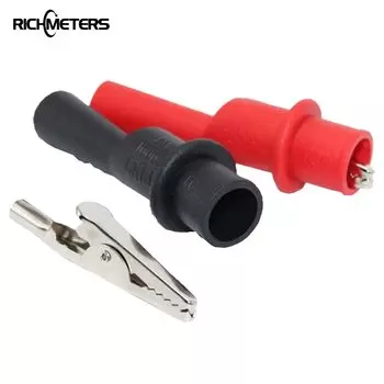 RICHMETERS Крокодил клип 10A электрические тестовые провода