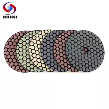 RIJILEI 6 шт. сухие полировальные подушечки 4 дюйма алмазные