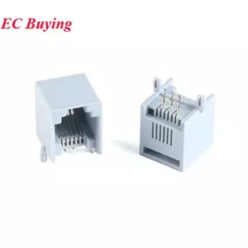 RJ11 6P6C RJ12 телефонный разъем гнездо EC Buying