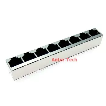 RJ45 Ethernet разъем 8 портов