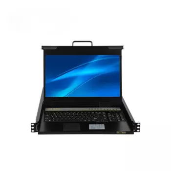 RJ45 Hotkey 4 8 16 24 32-портовый выдвижной пульт дистанционного управления ip kvm консоль 1u Lcd Kvm Switch