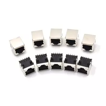 RJ45 разъемы HUXUAN 10 шт.