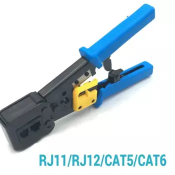 RJ45 щипцы для зачистки кабеля, набор инструментов для ремонта сети для RJ11/RJ12/CAT5/CAT6/Cat5e, резак для кабеля, инструмент для зачистки проводов