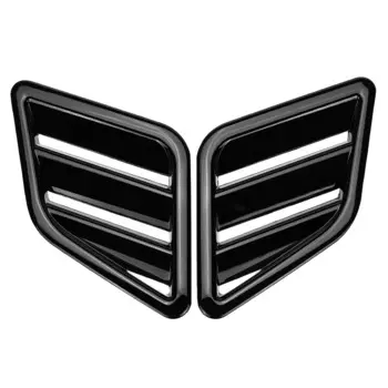 RM-CAR глянцевая черная пара универсальных вентиляционных отверстий на капот капот двигателя для Focus Fiesta RS ST для Vauxhall Max Style автомобильный передний вентиляционный отверстие