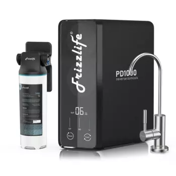 RO система фильтрации воды обратного осмоса 1000 GPD с быстрым потоком без резервуара уменьшает TDS компактный щелочной минеральный PH