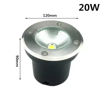 ROANJUNYH COB светодиодный подземный светильник теплый белый / холодный белый / красный / зеленый / желтый / синий 5Вт 10Вт 15Вт 20Вт 30Вт