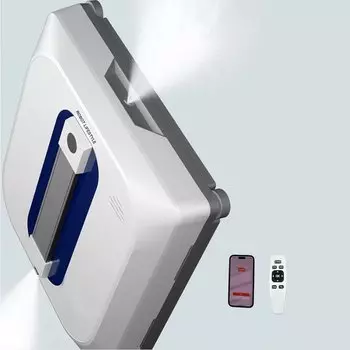 Робот-мойка окон 2025 года, автоматический робот для мытья окон с распылением воды, всасывание 3200 Па, дистанционное управление через приложение Tuya, голосовая подсказка