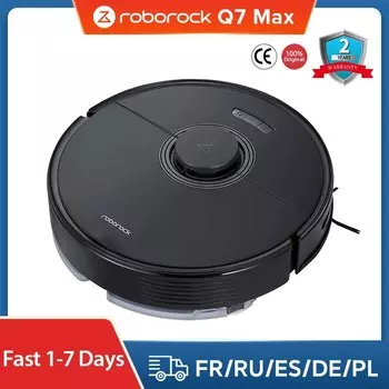 Робот-пылесос Roborock S5 Max, <500 Вт, беспроводной, влажная уборка, пылесборник