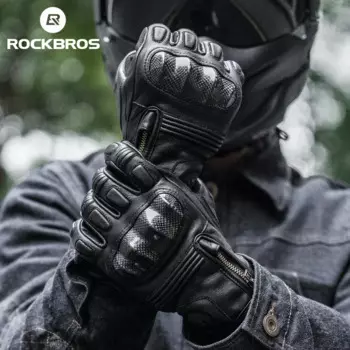 ROCKBROS гоночные перчатки с полным пальцем, мотоциклетные тактические перчатки, сенсорный экран, защита для занятий спортом на открытом воздухе, велосипедные перчатки