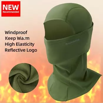 ROCKBROS Зимний Шарф Мотоцикл Маска Держать Теплый Велоспорт Маска Балаклава Лыжная Маска Рыбалка Лыжи Шарф Мотоцикл Шарф Спорт Маска
