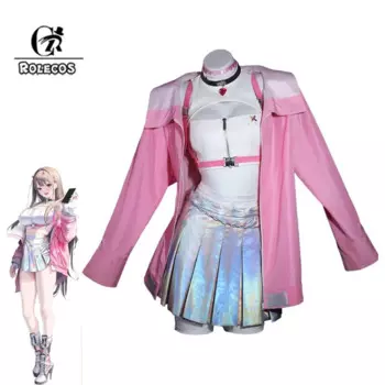 ROLECOS игра NIKKE богиня победы випера Косплей Костюм женский Випер спортивная униформа сексуальный розовый костюм на Хэллоуин