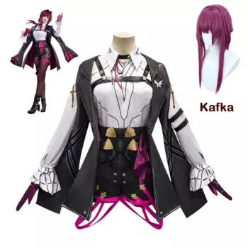 Ролевые костюмы Honkai, костюмы Kafka, аниме - игры Хэллоуин, карнавальные вечеринки, ролевые костюмы