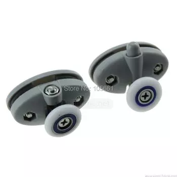 Ролики для душевой двери Clarmonde, 8 шт., медь, нейлон, 23/26 мм