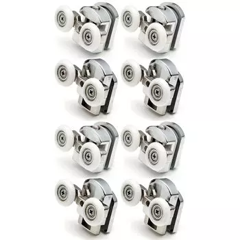 Ролики для душевой двери Clarmonde, 8 шт., пластик, 25 мм