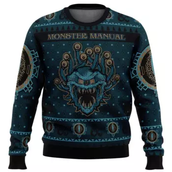 Roll Initiative Dungeons & Dragons Ugly Christmas Sweater Подарок Пуловер Санта-Клауса Мужская 3D толстовка и топ на осень и зиму