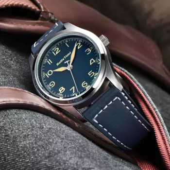 Rolls Timi, новый бренд, кварцевые деловые мужские часы, кожаный ремешок, светящийся циферблат, мужские часы 50 м, водонепроницаемые роскошные мужские часы