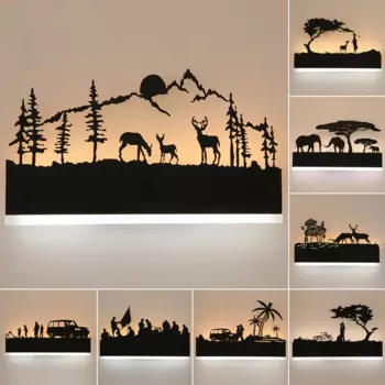 Настенные светильники Xlys, акриловый абажур, теплый свет