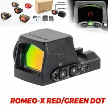 ROMEO-X ROMEOX красный точечный прицел 1x24 мм 2 & 32 MOA охотничий задний прицел с креплением Glock и креплением Пикатинни встряхните