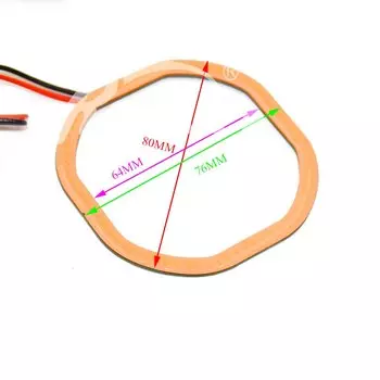 RONAN 2 шт. светодиодный COB Angel Eyes 80 мм квадратный 76 мм кольцо Halo автомобильные противотуманные фары мотоцикл красочные дневные ходовые огни DRL фара
