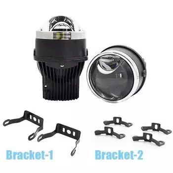 Ronan 3,0 дюймовый Q3 Plus гиперболоидный двухсветодиодный противотуманный объектив регулируемый кронштейн белый/желтый цветной матричный светодиодный светильник для модификации автомобильного стайлинга