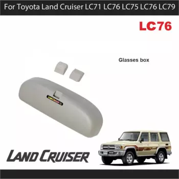 Чехол для очков с ручкой крыши для Toyota Land Cruiser LC71 LC76 LC75 LC79, стеллаж для хранения очков, аксессуары для модификации интерьера из АБС-пластика