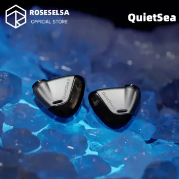 ROSESELSA Тихие морские проводные наушники-вкладыши с катушкой одностороннего действия Проводные динамические наушники HIFI Качество звука Наушники