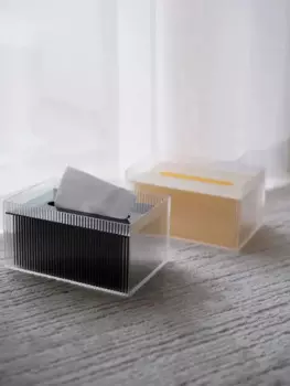 Роскошная акриловая коробка для салфеток, кофейный столик, обеденный стол, дом, гостиная