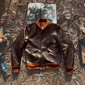 Роскошная бесплатная доставка Cidu. 22 масляная Вощеная телячья кожа импортируется из Великобритании. Качественное Коричневое Пальто из натуральной кожи. Классическая мужская кожаная куртка A1