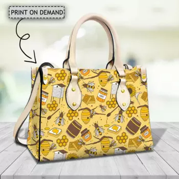 Роскошная брендовая Повседневная сумка с мультяшным принтом пчелы для женщин и девушек, сумки-мессенджеры на плечо с длинным ремешком, женские сумки