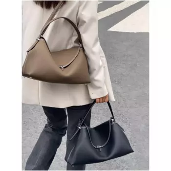 Роскошная дизайнерская Брендовая женская сумка с металлическим замком, новая Универсальная модная Женская Роскошная нишевая сумка на плечо