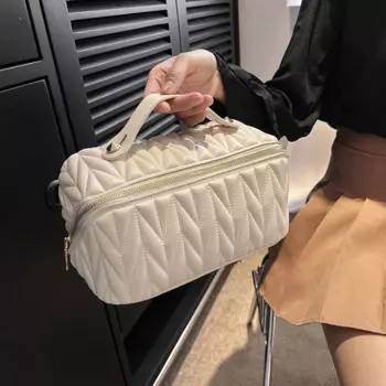 Роскошная косметичка Sense of Luxury для женщин, эластичная миниатюрная сумочка с мягкой поверхностью, органайзер для хранения косметики и путешествий