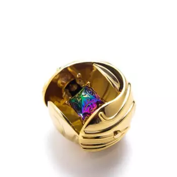 Золотая шкатулка для колец YPAY