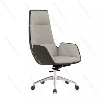Роскошное эргономичное офисное кресло silla de oficina, вращающееся кожаное кресло с высокой спинкой, шезлонг, офисная мебель