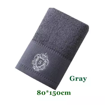 Роскошное банное полотенце ZHUO MO, 100% хлопок, белый, синий, серый