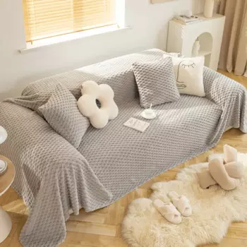 Роскошное плюшевое бархатное покрывало для дивана, мягкое одеяло для дивана, зимний теплый чехол для кушетки на 1/3/4-местный угловой диван, чехол 2/3*180 см