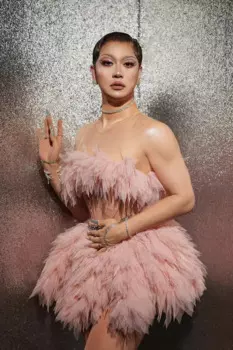 Роскошное сексуальное розовое Сетчатое платье-пачка без рукавов с оборками, платье принцессы, костюм для выступления, женское мини-Клубное короткое платье для выпускного вечера