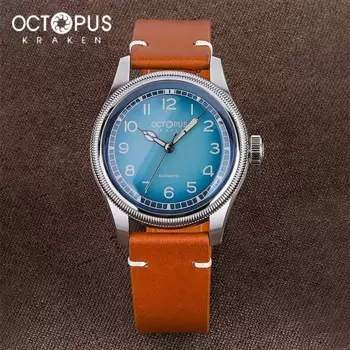 Роскошные автоматические механические мужские часы-пилот Octopus Kraken 2024 NH35A из нержавеющей стали с сапфировым покрытием, водонепроницаемые часы 10 бар, мужские часы