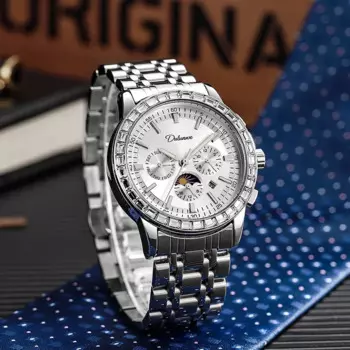 Роскошные Брендовые мужские механические часы, модные автоматические мужские спортивные часы, деловые светящиеся водонепроницаемые наручные часы с календарем и датой