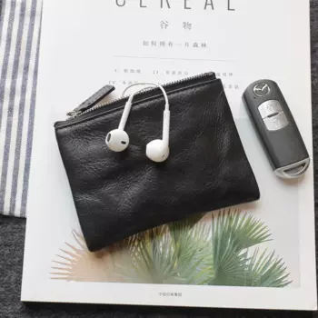 Роскошные Кошельки для монет для женщин из натуральной кожи, высококачественные тонкие кошельки на молнии для кредитных карт, мужской кошелек для монет, сумка для ключей