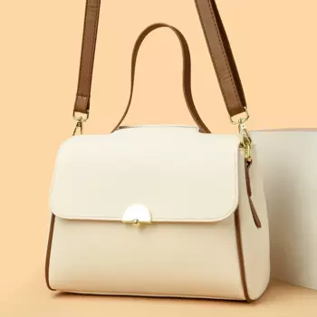 Роскошные кожаные сумки через плечо для женщин, дизайнерские модные кошельки и сумочки, Женские однотонные высококачественные сумки на плечо, сумка