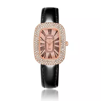 Роскошные Модные Зеленые часы, женские качественные кварцевые часы с шипами, женские наручные часы с кожаным ремешком, элегантные женские часы, 2023