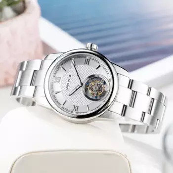 Роскошные мужские деловые часы OBLVLO из нержавеющей стали 316L, креативные водонепроницаемые светящиеся Мужские часы с кожаным ремешком