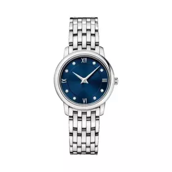 Роскошные новые женские часы с блюдцем, простые кварцевые женские черные, синие кожаные часы Relogio Masculino