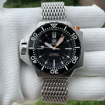 Роскошные полностью автоматические механические мужские наручные часы STEELDIVE SD1969, швейцарские Супер Светящиеся Часы с механизмом BGW9 NH35, водонепроницаемые часы 1200 м