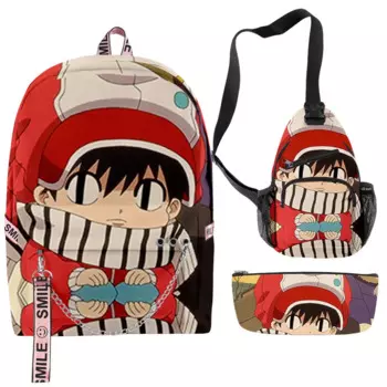 Роскошные популярные забавные Kotaro Lives Alone 3D принт 3 шт./компл. школьные сумки многофункциональный дорожный рюкзак нагрудная сумка пенал