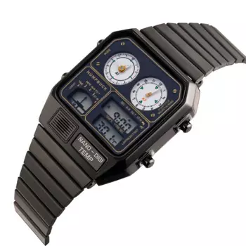 Роскошные стильные часы Мужские наручные часы Мужские цифровые наручные часы