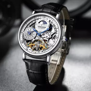 Роскошные военные часы для мужчин автоматические механические деловые часы мужские светящиеся часы водонепроницаемые наручные часы Relogio Masculino