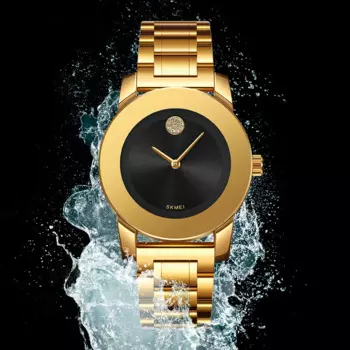 Роскошные женские кварцевые часы, бесчисленные наручные часы с ремешком из сплава для отдыха и бизнеса, водонепроницаемые Модные Повседневные часы для женщин